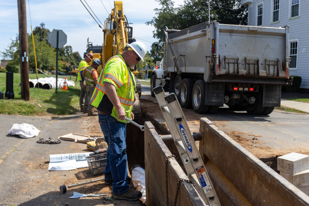 Photo of a WICA project on Whitfield Street in Guilford