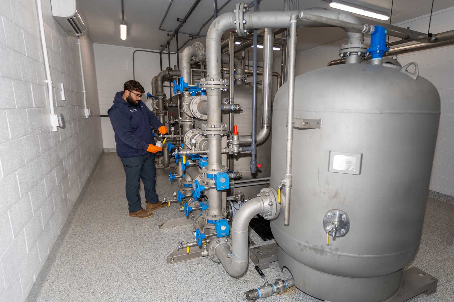 A Connecticut Water treatment facility